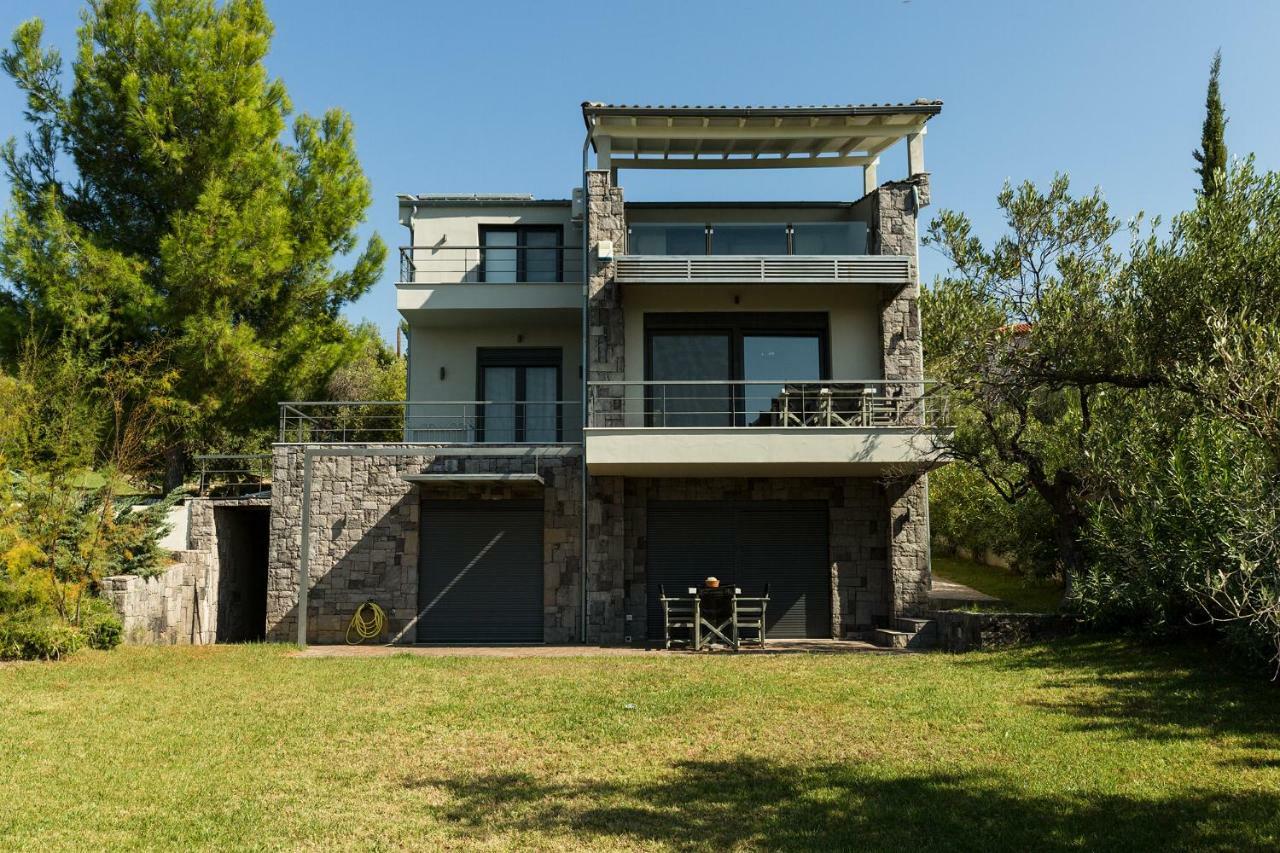 Olivia Estate Villa With Private Swimming Pool Elia Nikitis Exteriör bild
